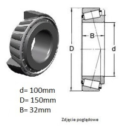 ŁOŻYSKO  STOŻKOWE 32020 X