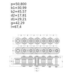 ŁAŃCUCH 32B-1  ( op. 0,5m )