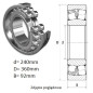 ŁOŻYSKO  BARYŁKOWE 23048EW33C3 WMY, kosz mosiężny