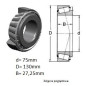 ŁOŻYSKO  STOŻKOWE 30215 TIMKEN