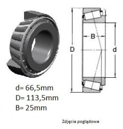 ŁOŻYSKO  STOŻKOWE 330100 