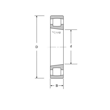 ŁOŻYSKO  BARYŁKOWE 22218 EXQW33K C3  JAPAN