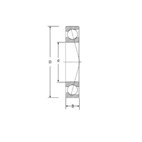 ŁOŻYSKO  STOŻKOWE JEDNORZĘDOWE 4T-497/492 A