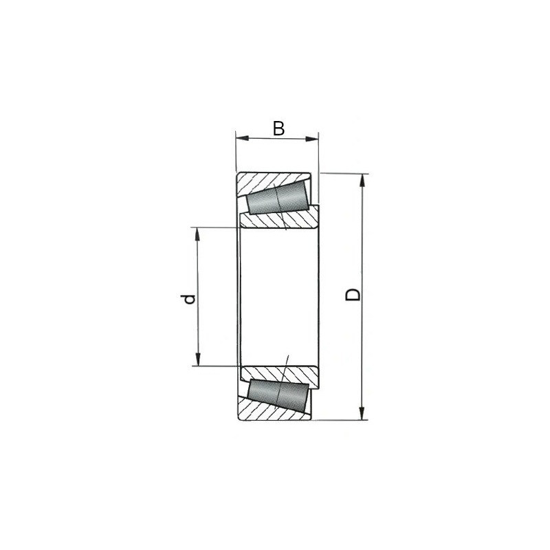ŁOŻYSKO  STOŻKOWE 25592/25520