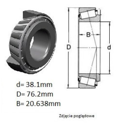 ŁOŻYSKO  STOŻKOWE 4T-28150/28300 CZECH