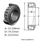 ŁOŻYSKO  STOŻKOWE  43131/43312 CZECH