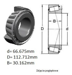ŁOŻYSKO  STOŻKOWE 39590/39520 CZECH