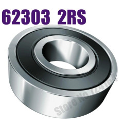 ŁOŻYSKO  KULKOWE 62303 2RS C3 A 