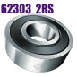 ŁOŻYSKO  KULKOWE 62303 2RS C3 A 