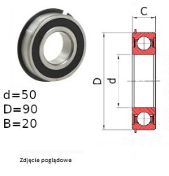 ŁOŻYSKO  KULKOWE 6210 2NSE9NR  JAPAN 