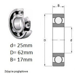 ŁOŻYSKO  KULKOWE 6305 CMEV5 JAPAN