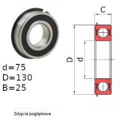 ŁOŻYSKO  KULKOWE 6215 2NSENR  JAPAN 
