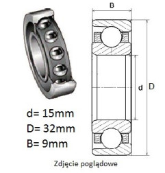 ŁOŻYSKO  SKOŚNE JEDNORZĘ.7002 B CTA P4  Kraśnik (opak. 1 szt.)