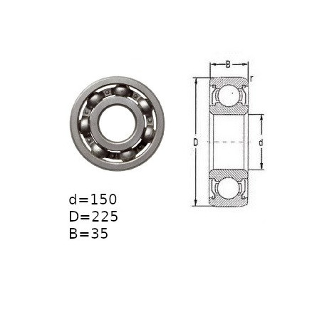 ŁOŻYSKO  KULKOWE 6030 C3  JAPAN