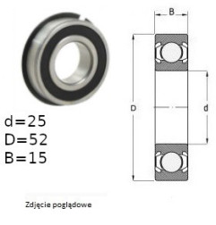 ŁOŻYSKO  KULKOWE 6205 NR C3 JAPAN