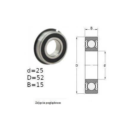 ŁOŻYSKO  KULKOWE 6205 NR C3 JAPAN