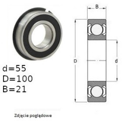 ŁOŻYSKO  KULKOWE 6211 NR JAPAN