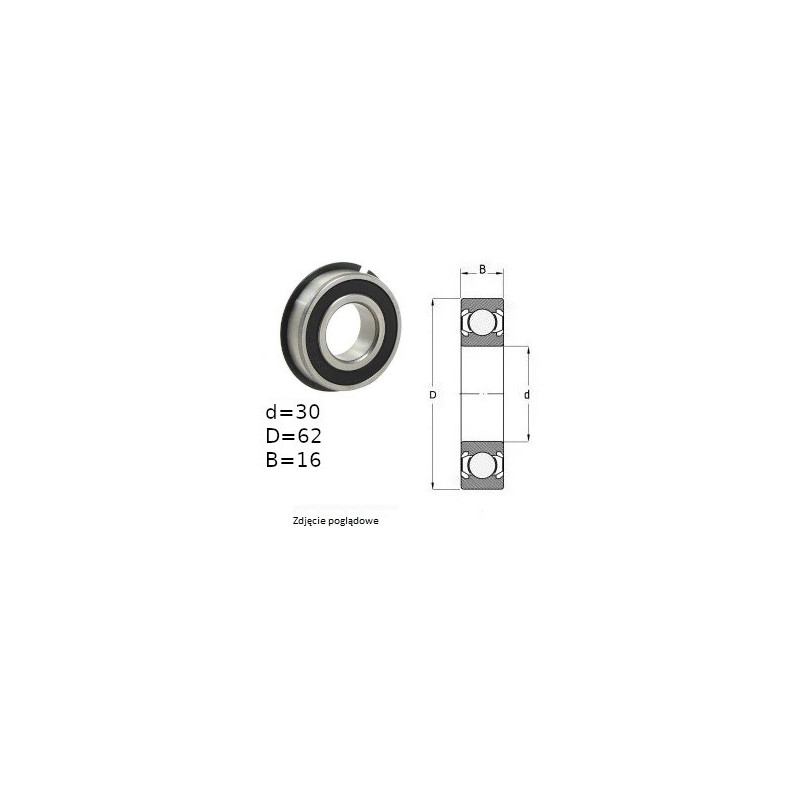 ŁOŻYSKO  KULKOWE 6206 NR C4 JAPAN