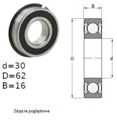 ŁOŻYSKO  KULKOWE 6206 NR C3 JAPAN