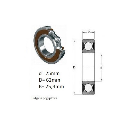 ŁOŻYSKO  KULKOWE 63305 2RS 