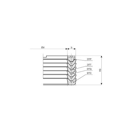 ZEST. USZCZEL. DT3 wym.40/52/23 (7szt. na komplet)