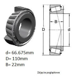 ŁOŻYSKO  STOŻKOWE 395A/394A