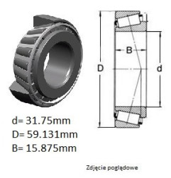 ŁOŻYSKO  STOŻKOWE   LM67048/10 