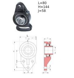 Oprawa żeliwna FA210 JAPAN