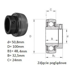 ŁOŻYSKO  SAMONASTAWNE  SA211-32G  JAMA 