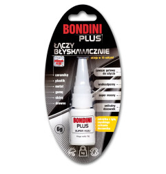 KLEJ - BONDINI-PLUS "żółty"  6g  ( 02-113 )  ( op.24szt. )  