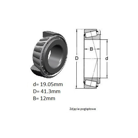 ŁOŻYSKO  STOŻKOWE   BRG TIMKEN 