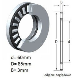 ŁOŻYSKO  IGIEŁKOWE OPOROWE AXK1112