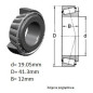 ŁOŻYSKO STOŻKOWE A6075/A6157 CZECH