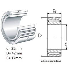 ŁOŻYSKO  IGIEŁKOWE NA 4905 