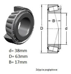 ŁOŻYSKO  STOŻKOWE  513-716 