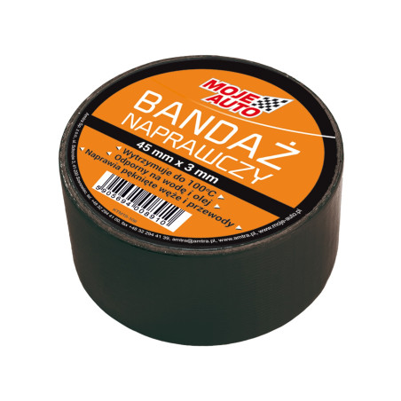 BANDAŻ NAPRAWCZY 45mmX3m DO 100st.C NAPRAWIA PĘKNIETE RURY I PRZEWODY  ( op.24szt. )  