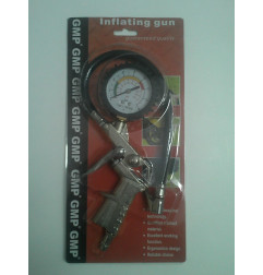 Pistolet do pompowania z manometrem 1/4",  0-12 atmosfer