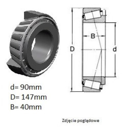ŁOŻYSKO  STOŻKOWE KHM218248/10  BL 