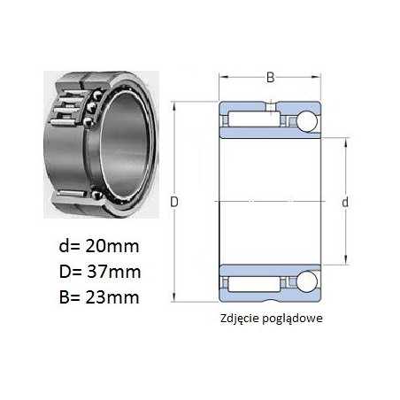 ŁOŻYSKO IGIEŁKOWE NKIA 5904 