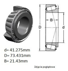 ŁOŻYSKO  STOŻKOWE LM501349/314 