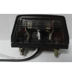 LAMPA OŚW. TABLICE REJESTRACYJNĄ W08 na dwie śruby   ( 987B )