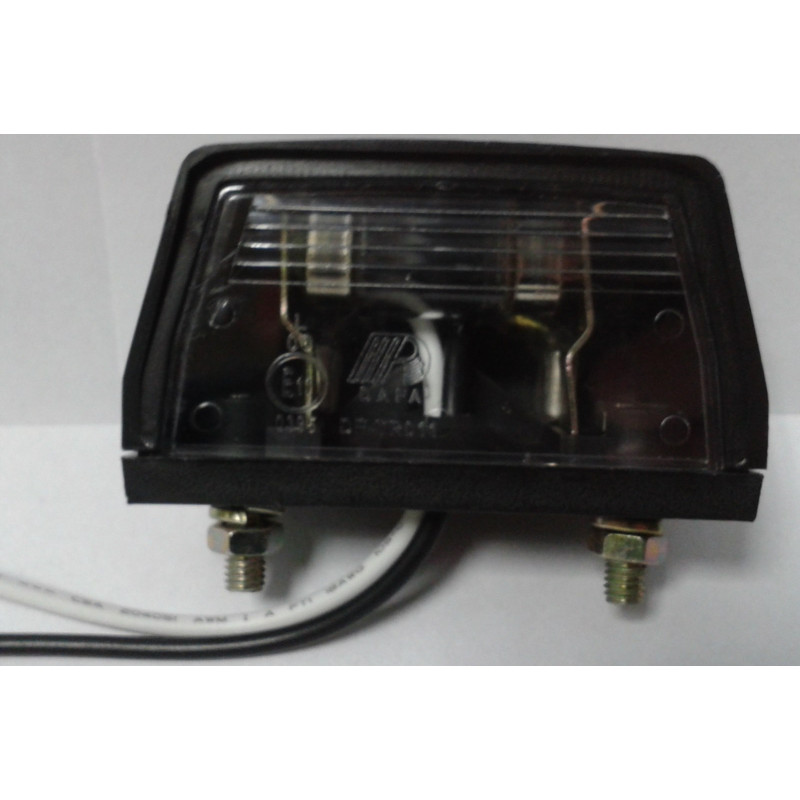 LAMPA OŚW. TABLICE REJESTRACYJNĄ W08 na dwie śruby   ( 987B )