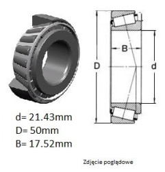 ŁOŻYSKO  STOŻKOWE LM12649/610 