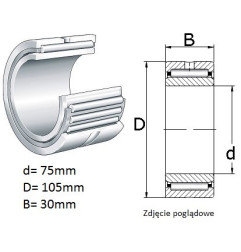 ŁOŻYSKO  IGIEŁKOWE NA 4915 