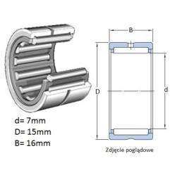 ŁOŻYSKO  IGIEŁKOWE NK 7/16 
