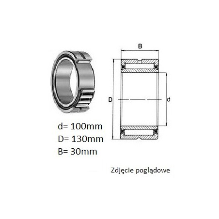 ŁOŻYSKO  IGIEŁKOWE NKI 100/30 