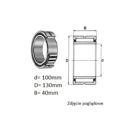 ŁOŻYSKO  IGIEŁKOWE NKI 100/40 