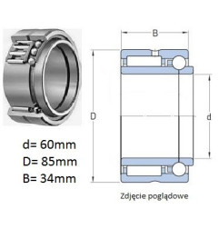 ŁOŻYSKO IGIEŁKOWE NKIB 5912 