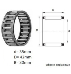 ŁOŻYSKO  IGIEŁKOWE K35/42/30 