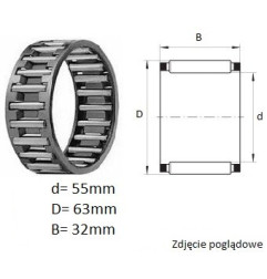 ŁOŻYSKO  IGIEŁKOWE K55/63/32 
